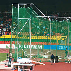 Hammerwurf- und Diskusschutznetze