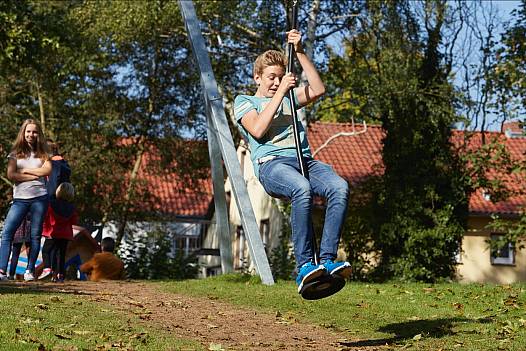 Seilbahn mit Startrampe