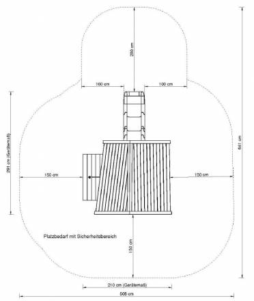 Spielanlage Alberich farbig