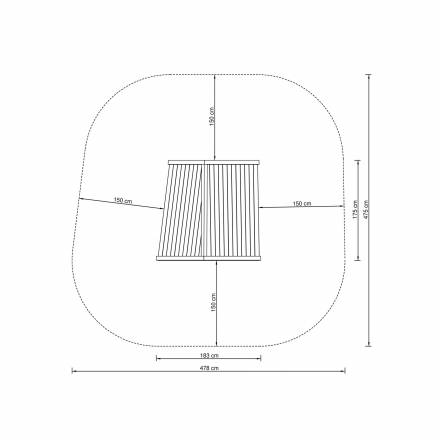 Zwergenhaus natur oder farbig inkl. einer Sitzbank und Tisch