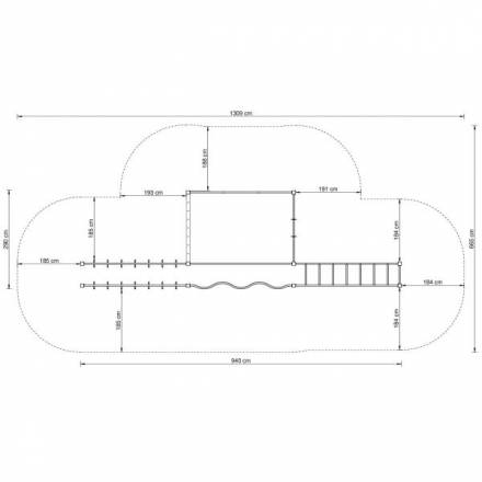 WALDRED Kletterkombi-Metall verzinkt