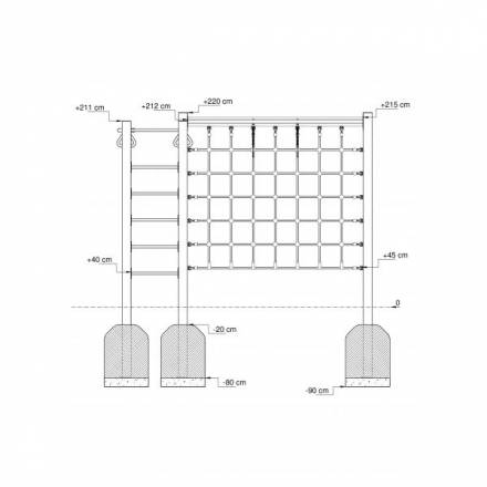 WALDRED Kletterkombi-Metall verzinkt