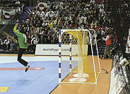 Tornetz aus Polypropylen (1 Paar), 3,5 mm stark, wei oder mit Schachbrettmusterung (2-farbig)