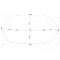 Zweier-Reck, Metall verzinkt