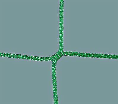 Jugend-Fuball-Tornetz aus Polypropylen, hochfest (1 Paar), ca. 3 mm stark, Maschenform/-weite quadratisch 120 mm