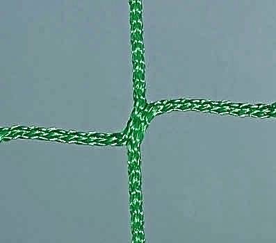 Jugend-Fuballtornetz (1 Paar) aus Polypropylen, hochfest, ca. 3 mm stark, Maschenform quadratisch 120 mm