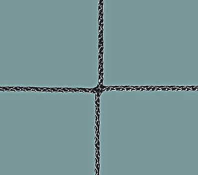 Schutznetz flammhemmend aus Polypropylen, 1,5 mm stark, MW 50 mm