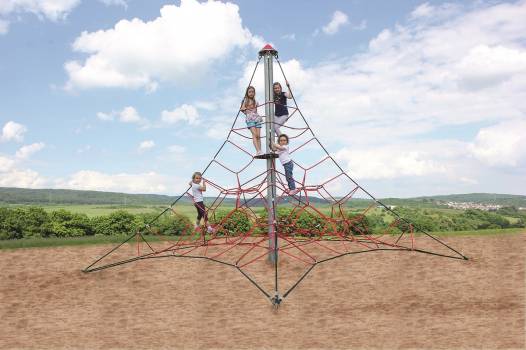 Seilpyramide SPIDER 4 Kletterpyramide