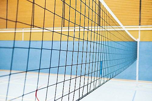 Volleyball-Langnetz, Polypropylen, 3 mm stark, mit Kevlarseil, PREIS PRO METER!!