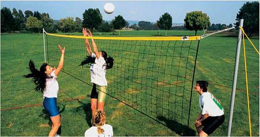 Freizeit-Set, 5,18 x 13,40 m, fr Volleyball + Fuballtennis (1 Set)