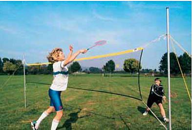Freizeit-Set fr Badminton und Fuballtennis