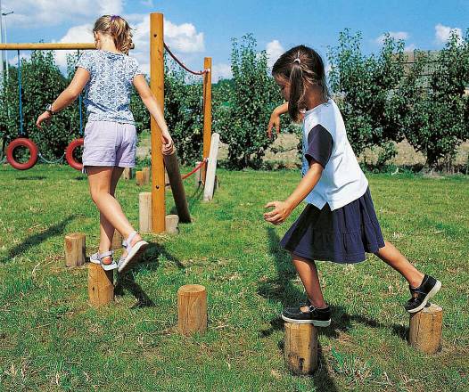 Balancierpfosten, Abenteuerpfad