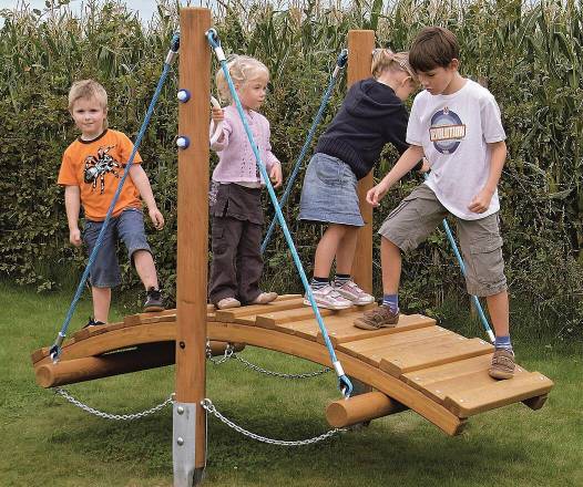 Schwebebrcke, Abenteuerpfad