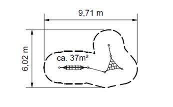 Niedrig-Kletteranlage AWP5- ohne Stahllaschen