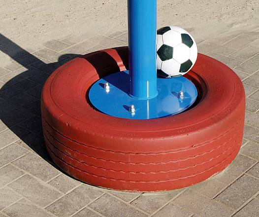 Ballfnger zum Einbetonieren oder freistehend