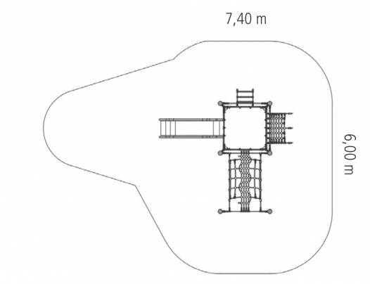 Klettergert Farbenmix, Fun-Parcours
