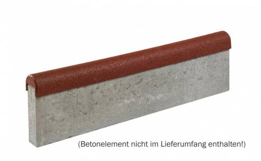 Gummigranulat�berzug f�r Beton Rabatten 80 mm