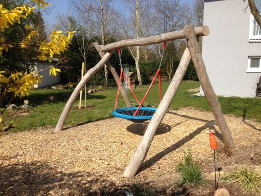Schaukelgestell aus Robinie Aufhngehhe 2,20 m und 2,50 m