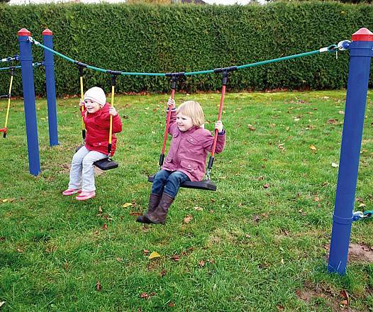Schaukelsitze, Seilparcours-Haiger