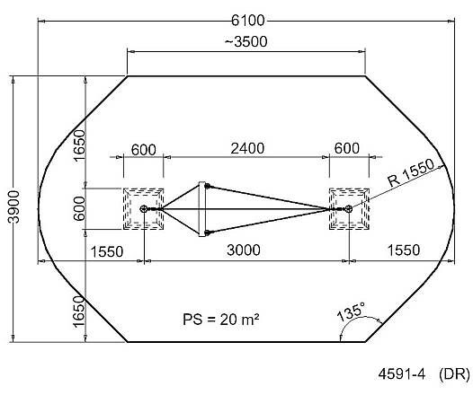 Spagatseil, Seilparcours-Haiger