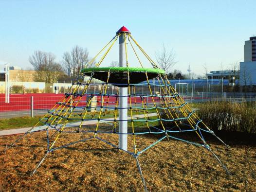 Seilnetz-Pyramide Dino 3 Kletterpyramide