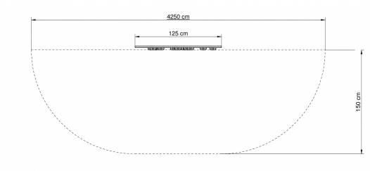 Kletterwand -Anbauelement- 250 x 125 cm