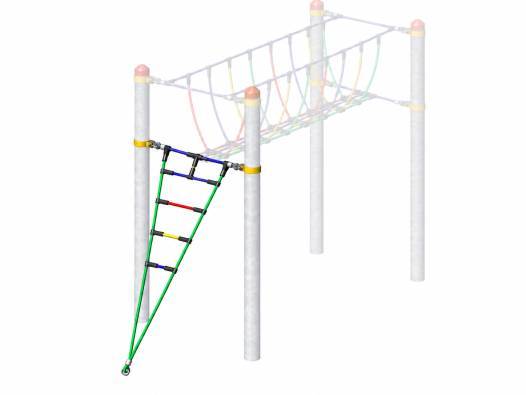 3-Eck-Aufstiegsnetz f�r Netzbr�cke (V-Form), Vario‑System