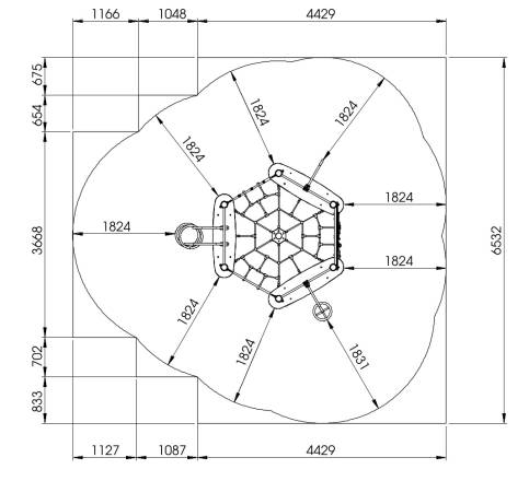 Adlernest mit Rohrtreppe