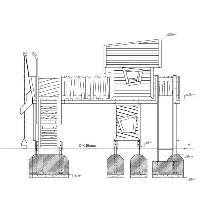 Spielanlage Alberich farbig