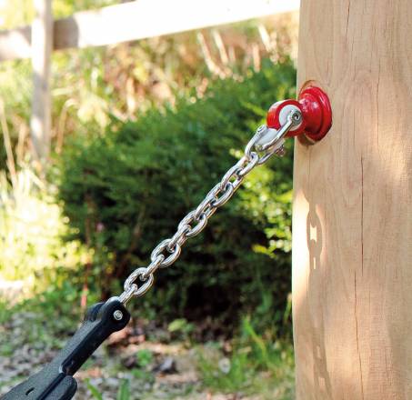 U3-Bauch-Schaukel mit und ohne Stahllaschen