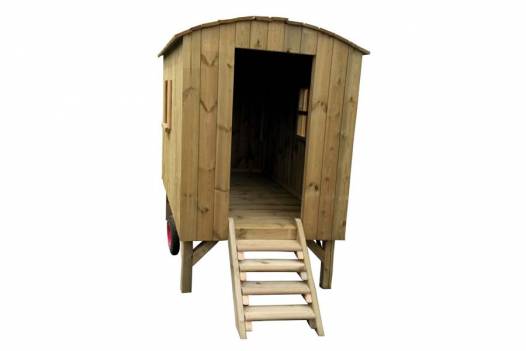 Bauwagen aus Massivholz