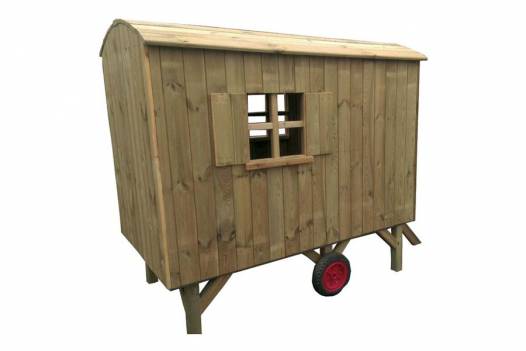 Bauwagen aus Massivholz