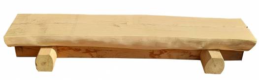 Halbstamm-Sandkasten Rechteck, mit PE-Eckverbindungen 90