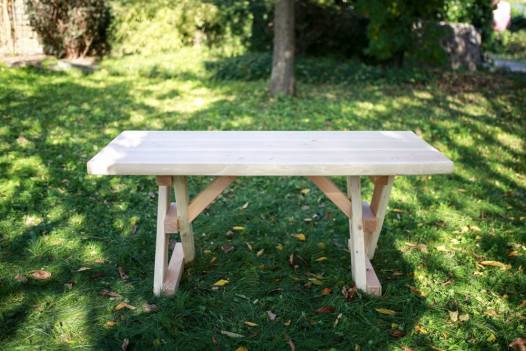 Erwachsenen-Garnitur (Tisch und Bnke im Set) 170 cm montiert