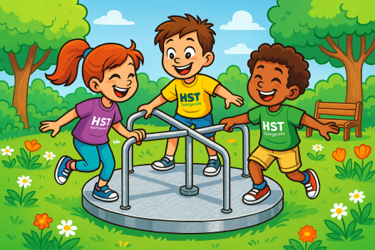 Drehkranz verzinkt, Karussell