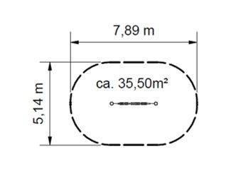 K2-Kletterwand mit Kettenaufhngung