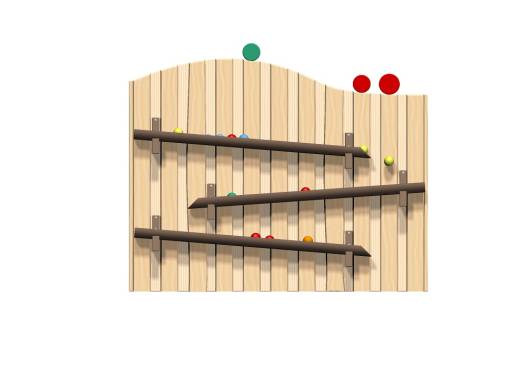 Kugelbahn (Wandmontage)