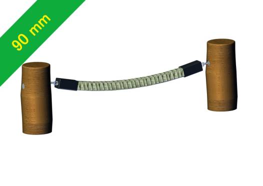 PP-Laufflchenseil, 90 mm . per lfd.m.