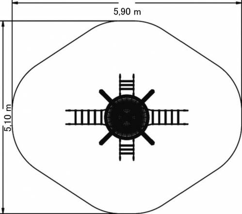 Mini-Piratenturm Fortuna