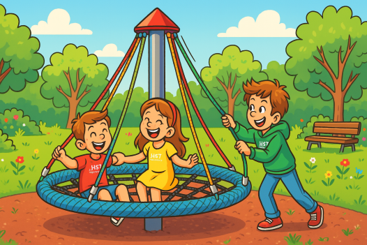 Mini-Vogelnestkarussell, Hally-Gally