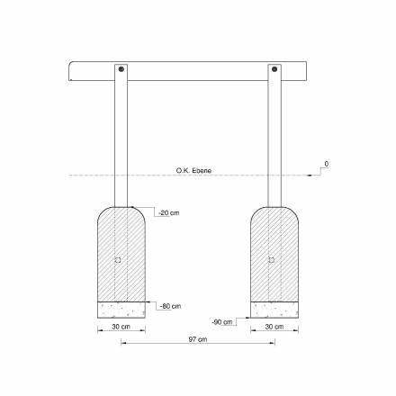 Neptun, Viereckrinne