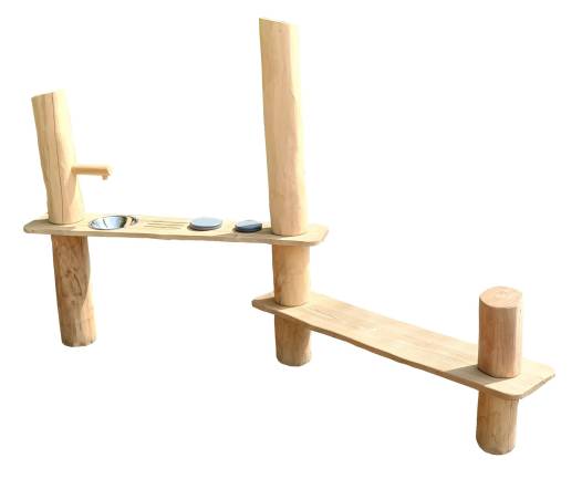 Naturk�che, Outdoor-Spielk�che Robinie