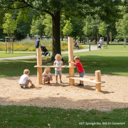 Naturk�che, Outdoor-Spielk�che Robinie