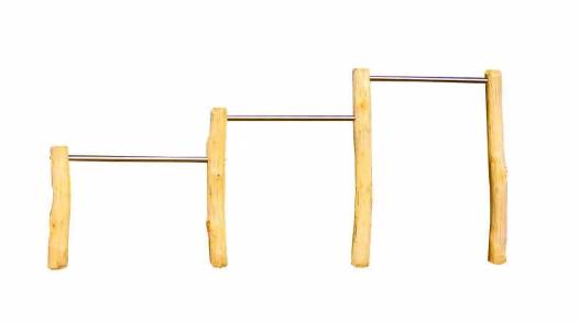 Reck 3-fach, Dreifachreck Robinie