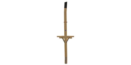 Standpfosten Stahl/Robinie, Fun Parcours