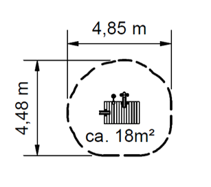 Sandspielpodest Robinie