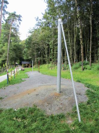 Seilbahn zum Einbetonieren