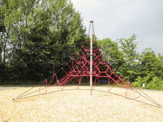 Seilpyramide SPIDER 4 Kletterpyramide