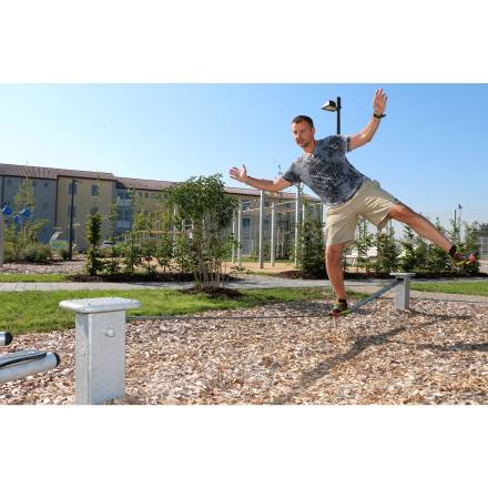 Slackline 4m lang mit Gurtband