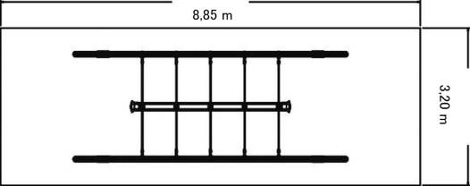 Super-Tampen-Swinger Mini 4-Sitzer, einfach